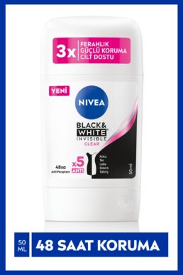 خرید مستقیم از ترکیه و ترندیول رول آن زنانه برند نیووا Nivea با کد Nivea Bayan Invisible Black White Clear