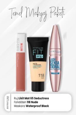 خرید مستقیم از ترکیه و ترندیول ست آرایشی  برند میبلین نیویورک Maybelline New York با کد TYCKCFXZBN170055690347735