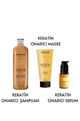 خرید مستقیم از ترکیه و ترندیول ست مراقبت از مو زنانه – مردانه برند  Farmasi با کد keratinset