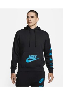 خرید مستقیم از ترکیه و ترندیول سویشرت مردانه برند نایک Nike با کد Nk. FJ0552-010