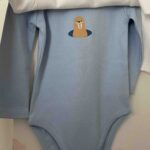 بادی نوزاد زیردکمه دار پسرانه برند  Miny Center اصل MNT23E510 photo review