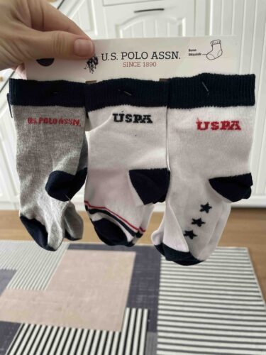 ست نوزادی دخترانه برند رولی پولی U.S. Polo Assn. اصل USB964-B photo review