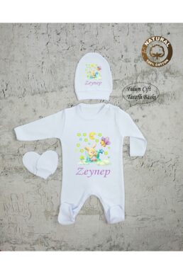خرید مستقیم از ترکیه و ترندیول لباس خروجی بیمارستان نوزاد دخترانه برند  yzc home size dair... با کد YzcK2208