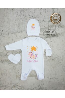 خرید مستقیم از ترکیه و ترندیول لباس خروجی بیمارستان نوزاد دخترانه برند  yzc home size dair... با کد YzcK2180
