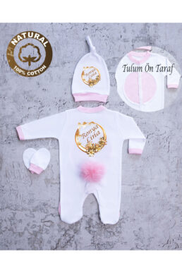 خرید مستقیم از ترکیه و ترندیول لباس خروجی بیمارستان نوزاد دخترانه برند  yzc home size dair... با کد YzcTVk1010