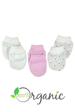 خرید مستقیم از ترکیه و ترندیول دستکش نوزاد دخترانه برند  Miniel با کد MNL0EL04