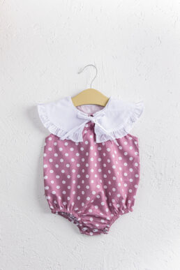 خرید مستقیم از ترکیه و ترندیول رامپر و سرهمی نوزاد دخترانه برند  Babymod با کد Babymod-DM1B323704