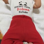بادی نوزاد زیردکمه دار پسرانه – دخترانه برند  Overoz اصل OVEROZ5574BEYAZ photo review