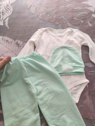 بادی نوزاد زیردکمه دار دخترانه برند پیکی Peki اصل 13747 photo review