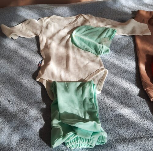 بادی نوزاد زیردکمه دار دخترانه برند پیکی Peki اصل 13747 photo review