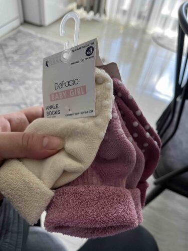 جوراب نوزاد دخترانه برند دفاکتو Defacto اصل Y7807A2NS photo review