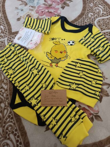 بادی نوزاد زیردکمه دار پسرانه – دخترانه برند  Ars Baby اصل BB5487 photo review