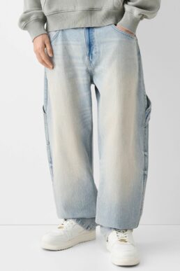 خرید مستقیم از ترکیه و ترندیول شلوار جین مردانه برند برشکا Bershka با کد 399352