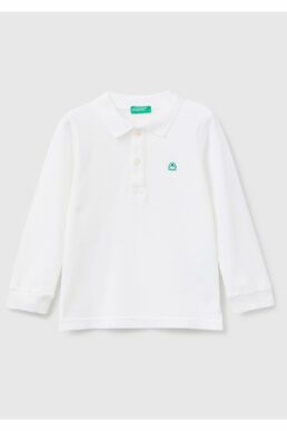 خرید مستقیم از ترکیه و ترندیول تیشرت یقه پلو پسرانه برند بنتتون United Colors of Benetton با کد 223A3089G3009