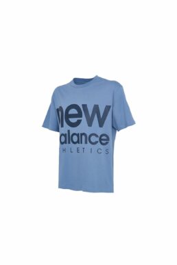 خرید مستقیم از ترکیه و ترندیول تیشرت مردانه برند نیوبالانس New Balance با کد UNT1346-BLU