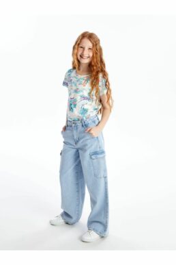 خرید مستقیم از ترکیه و ترندیول شلوار جین دخترانه برند السی وایکیکی LC Waikiki با کد S46516Z4 - V2T