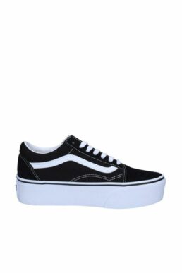 خرید مستقیم از ترکیه و ترندیول اسنیکر زنانه برند ونس Vans با کد ua-old-skool-stackform-black-true-white-