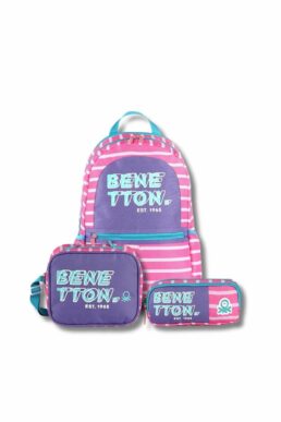 خرید مستقیم از ترکیه و ترندیول کیف مدرسه دخترانه برند بنتون Benetton با کد 03752-3CKB