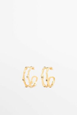 خرید مستقیم از ترکیه و ترندیول گوشواره جواهرات زنانه برند ماسیمودوتی Massimo Dutti با کد 4605948