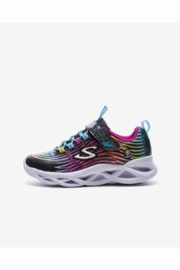 خرید مستقیم از ترکیه و ترندیول اسنیکر دخترانه برند اسکیچرز Skechers با کد 302321L BKMT