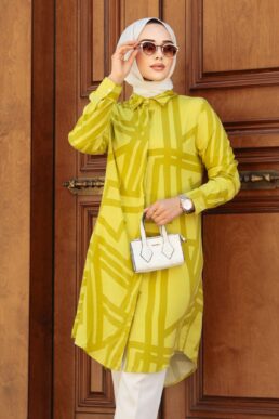 خرید مستقیم از ترکیه و ترندیول تونیک حجاب زنانه برند نوا استایل Neva Style با کد PLL-11666