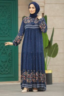 خرید مستقیم از ترکیه و ترندیول لباس بلند – لباس مجلسی زنانه برند نوا استایل Neva Style با کد ANT-50095