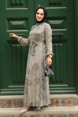 خرید مستقیم از ترکیه و ترندیول لباس بلند – لباس مجلسی زنانه برند نوا استایل Neva Style با کد ANT-34465