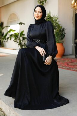 خرید مستقیم از ترکیه و ترندیول لباس بلند – لباس مجلسی زنانه برند نوا استایل Neva Style با کد ANT-23301