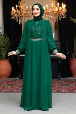 خرید مستقیم از ترکیه و ترندیول لباس بلند – لباس مجلسی زنانه برند نوا استایل Neva Style با کد FY-25876