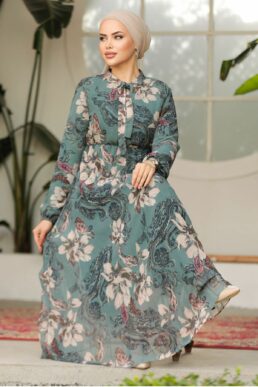 خرید مستقیم از ترکیه و ترندیول لباس بلند – لباس مجلسی زنانه برند نوا استایل Neva Style با کد ANT-50355