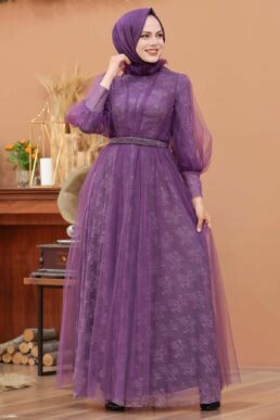 خرید مستقیم از ترکیه و ترندیول لباس بلند – لباس مجلسی زنانه برند نوا استایل Neva Style با کد HN-40440
