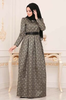 خرید مستقیم از ترکیه و ترندیول لباس بلند – لباس مجلسی زنانه برند نوا استایل Neva Style با کد MGR-24415