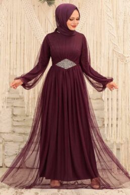 خرید مستقیم از ترکیه و ترندیول لباس بلند – لباس مجلسی زنانه برند نوا استایل Neva Style با کد ARM-54230