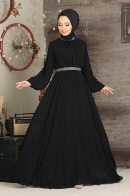 خرید مستقیم از ترکیه و ترندیول لباس بلند – لباس مجلسی زنانه برند نوا استایل Neva Style با کد ARM-5339