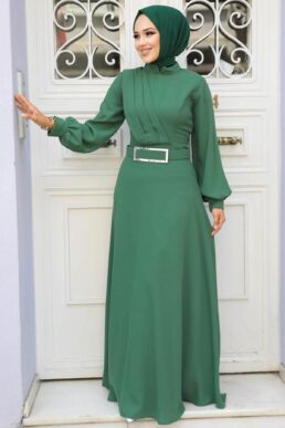 خرید مستقیم از ترکیه و ترندیول لباس بلند – لباس مجلسی زنانه برند نوا استایل Neva Style با کد NWK-3425