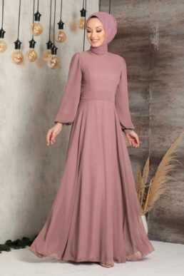 خرید مستقیم از ترکیه و ترندیول لباس بلند – لباس مجلسی زنانه برند نوا استایل Neva Style با کد ARM-5470