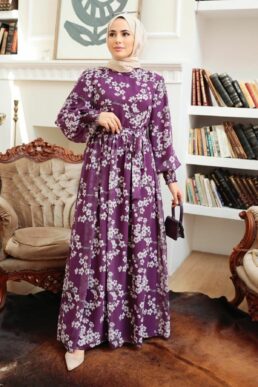 خرید مستقیم از ترکیه و ترندیول لباس بلند – لباس مجلسی زنانه برند نوا استایل Neva Style با کد ARM-56830