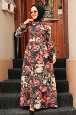 خرید مستقیم از ترکیه و ترندیول لباس بلند – لباس مجلسی زنانه برند نوا استایل Neva Style با کد OZD-279312