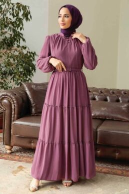 خرید مستقیم از ترکیه و ترندیول لباس بلند – لباس مجلسی زنانه برند نوا استایل Neva Style با کد ARM-57250