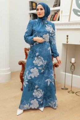 خرید مستقیم از ترکیه و ترندیول لباس بلند – لباس مجلسی زنانه برند نوا استایل Neva Style با کد ARM-279062