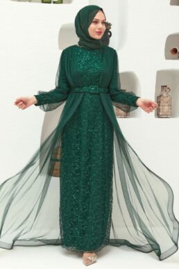 خرید مستقیم از ترکیه و ترندیول لباس بلند – لباس مجلسی زنانه برند نوا استایل Neva Style با کد ARM-56291