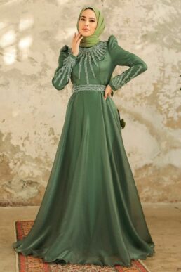 خرید مستقیم از ترکیه و ترندیول لباس بلند – لباس مجلسی زنانه برند نوا استایل Neva Style با کد OZD-3774