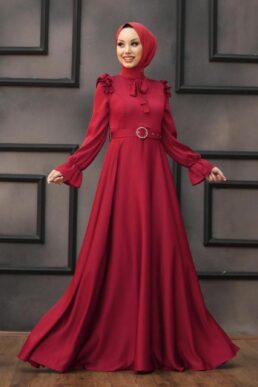 خرید مستقیم از ترکیه و ترندیول لباس بلند – لباس مجلسی زنانه برند نوا استایل Neva Style با کد OZD-27240