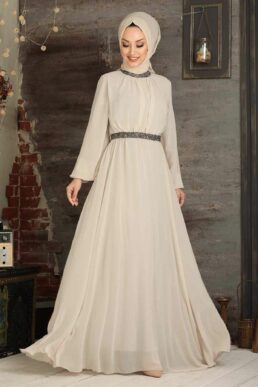 خرید مستقیم از ترکیه و ترندیول لباس بلند – لباس مجلسی زنانه برند نوا استایل Neva Style با کد ARM-5339