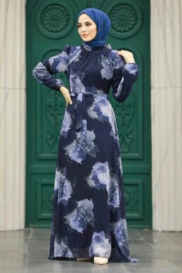 خرید مستقیم از ترکیه و ترندیول لباس بلند – لباس مجلسی زنانه برند نوا استایل Neva Style با کد OZD-279313