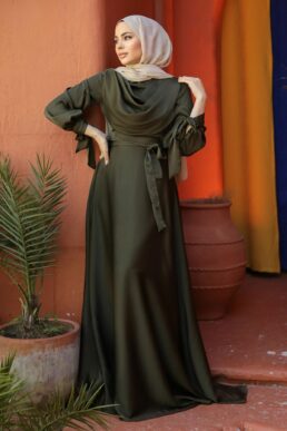 خرید مستقیم از ترکیه و ترندیول لباس بلند – لباس مجلسی زنانه برند نوا استایل Neva Style با کد OZD-38031
