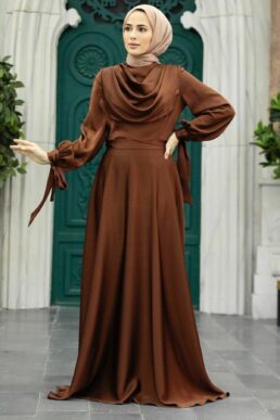 خرید مستقیم از ترکیه و ترندیول لباس بلند – لباس مجلسی زنانه برند نوا استایل Neva Style با کد OZD-38031