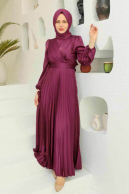 خرید مستقیم از ترکیه و ترندیول لباس بلند – لباس مجلسی زنانه برند نوا استایل Neva Style با کد OZD-3452