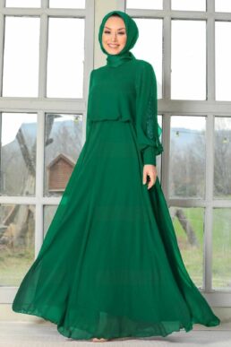 خرید مستقیم از ترکیه و ترندیول لباس بلند – لباس مجلسی زنانه برند نوا استایل Neva Style با کد ARM-54030