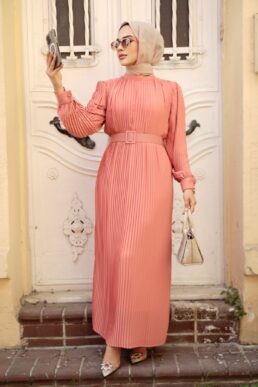 خرید مستقیم از ترکیه و ترندیول لباس بلند – لباس مجلسی زنانه برند نوا استایل Neva Style با کد NWK-3369